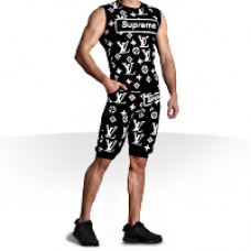 ست رکابی و شلوارک مردانه طرح Louis Vuitton