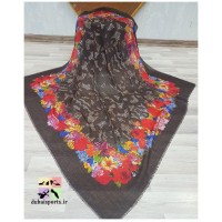 چارقد ترکمنی ایتالیایی رنگ تیره کد 15